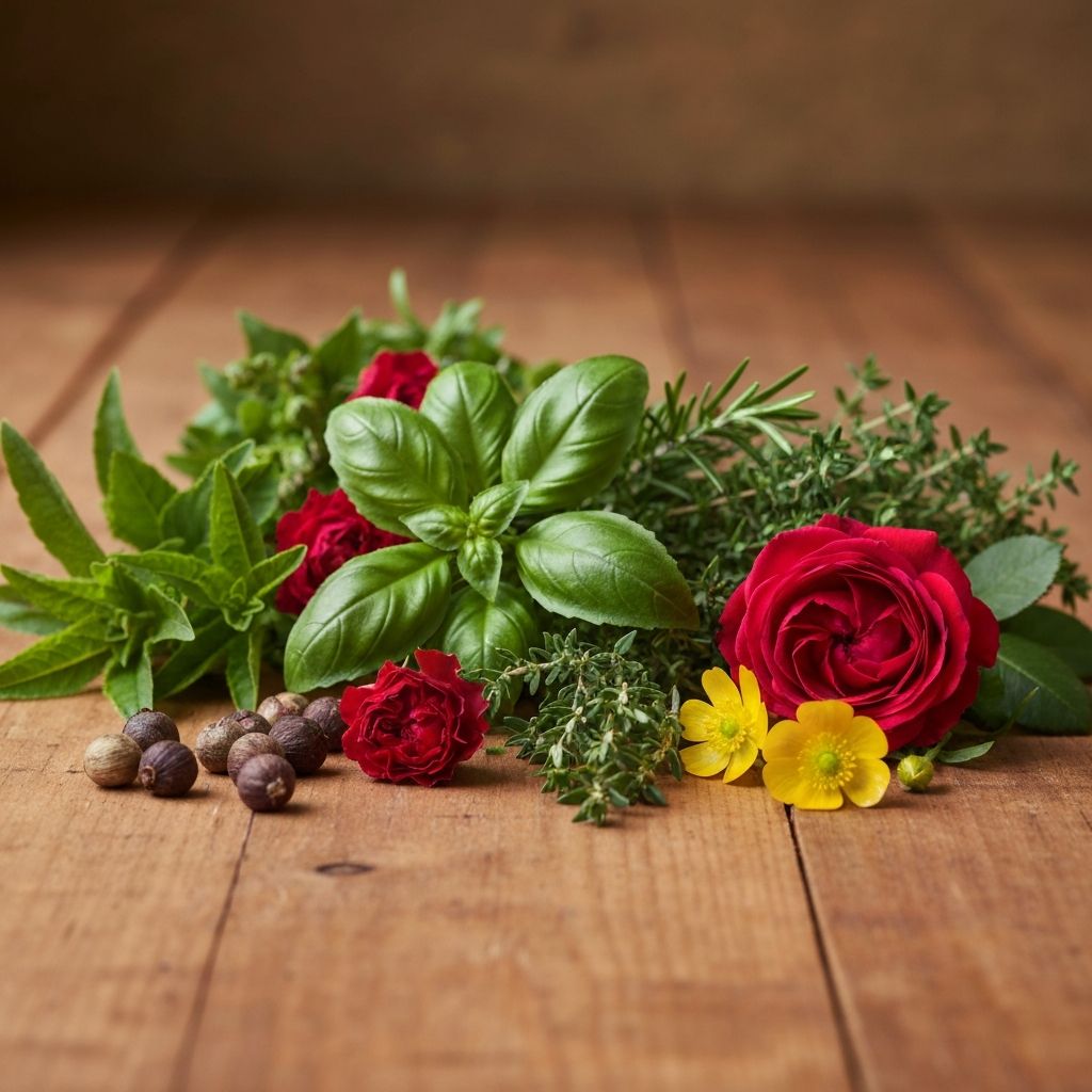 Natural ingredients concept